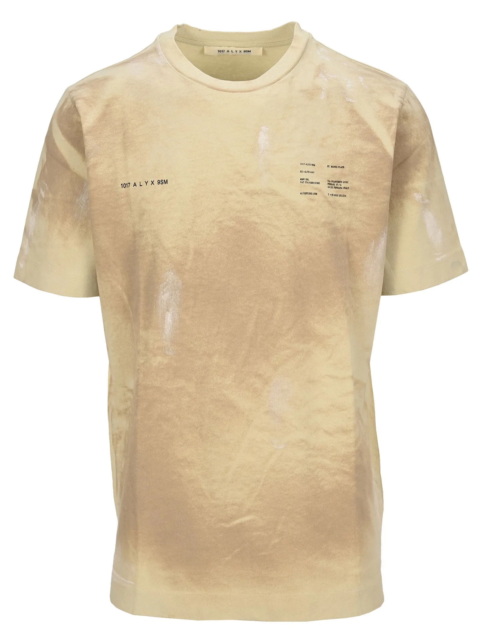 1017 ALYX 9SM Double Logo Printed T-Shirt
