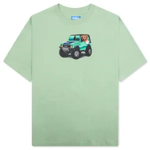 4X4 Bear T-Shirt - Basil