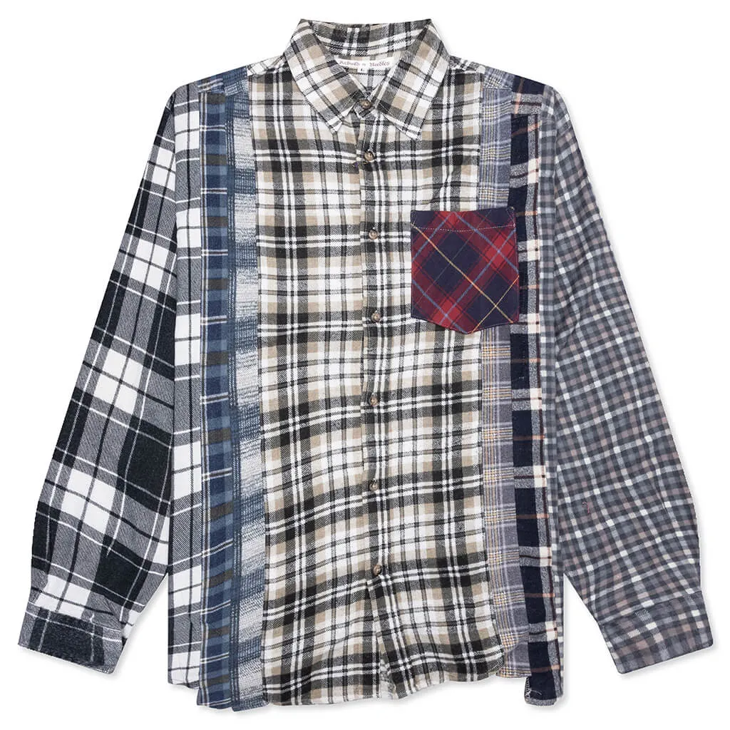 7 Cuts Flannel Shirt - Assorted
