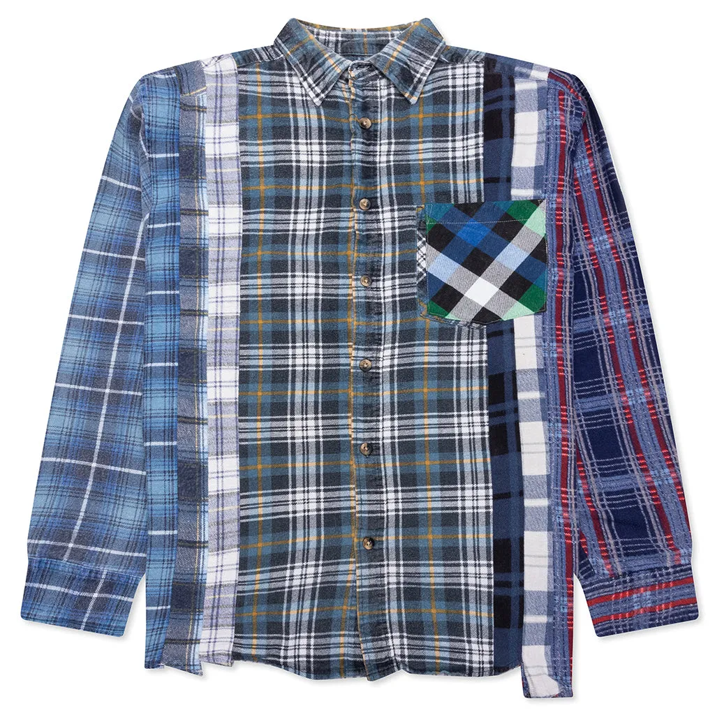 7 Cuts Flannel Shirt - Assorted