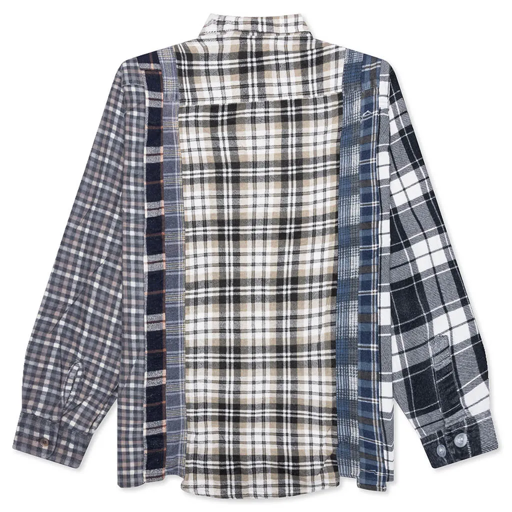 7 Cuts Flannel Shirt - Assorted