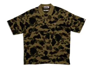 A Bathing Ape 1st Camo Jacquard Polo Shirt xld