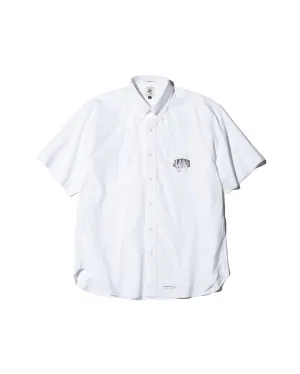 AARON CHANG OXFORD SHORT SLEEVE - WHITE