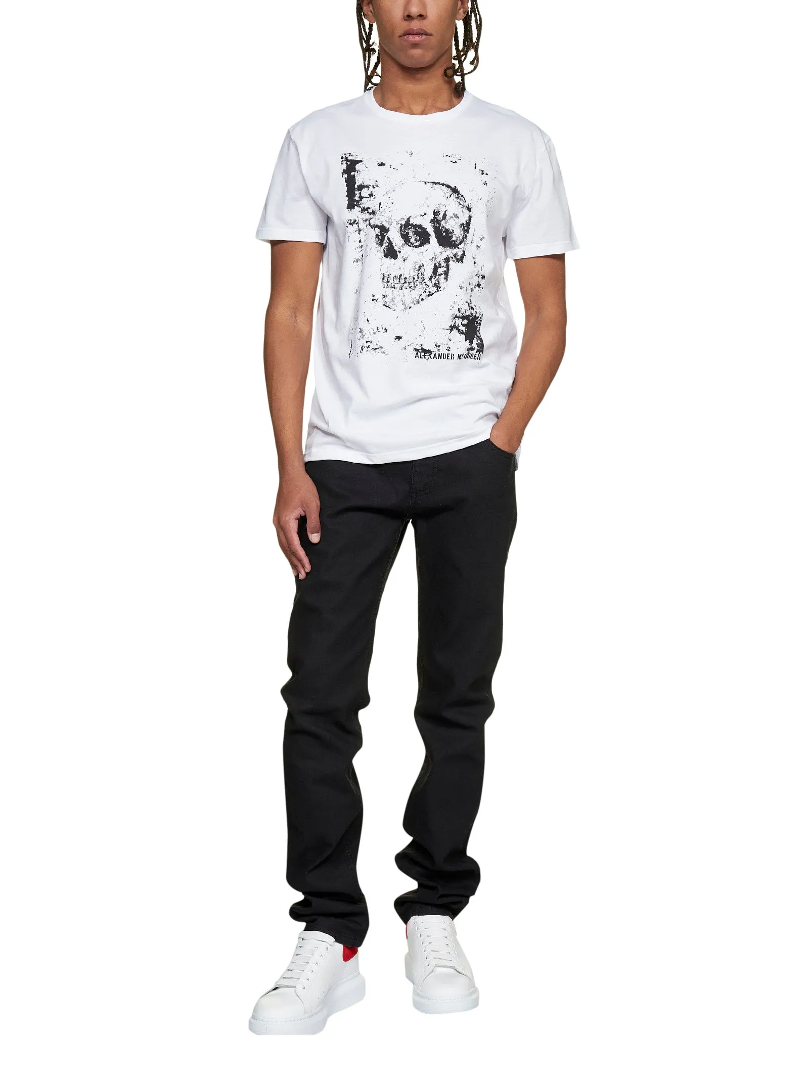 Alexander McQueen Skull Printed Crewneck T-Shirt