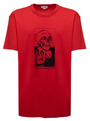 Alexander McQueen Skull Printed Crewneck T-Shirt