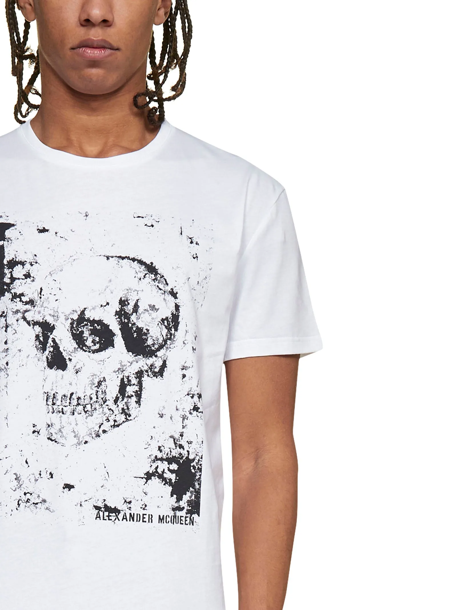 Alexander McQueen Skull Printed Crewneck T-Shirt