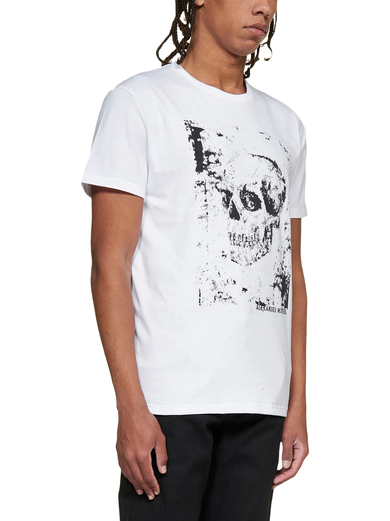 Alexander McQueen Skull Printed Crewneck T-Shirt
