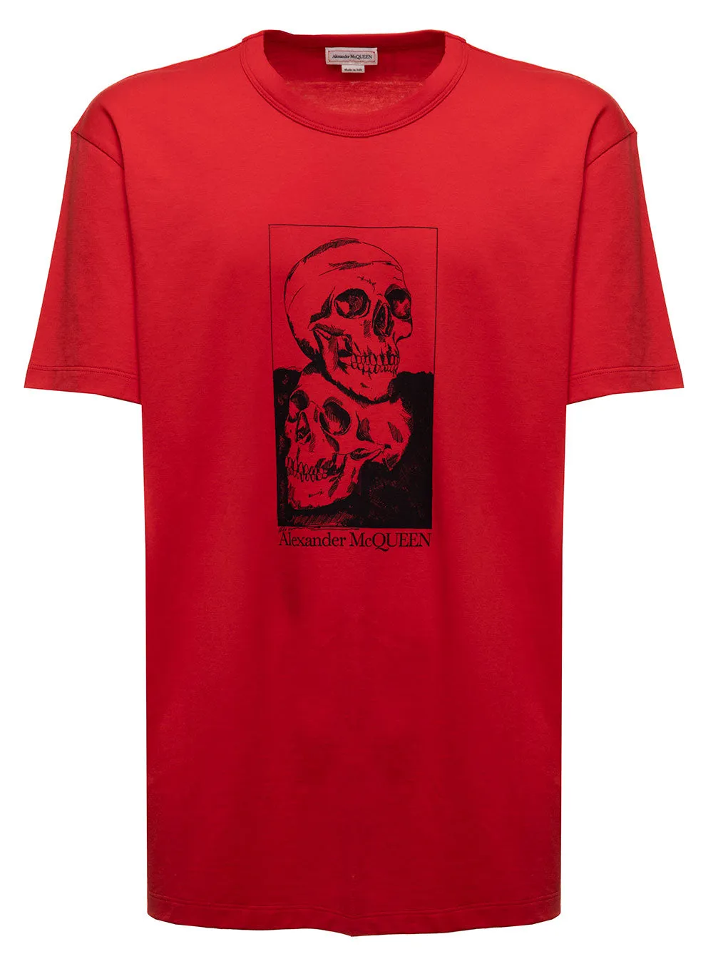 Alexander McQueen Skull Printed Crewneck T-Shirt