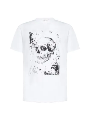 Alexander McQueen Skull Printed Crewneck T-Shirt