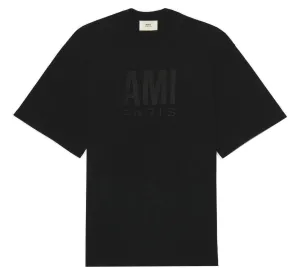 AMI Logo Printed Crewneck T-Shirt