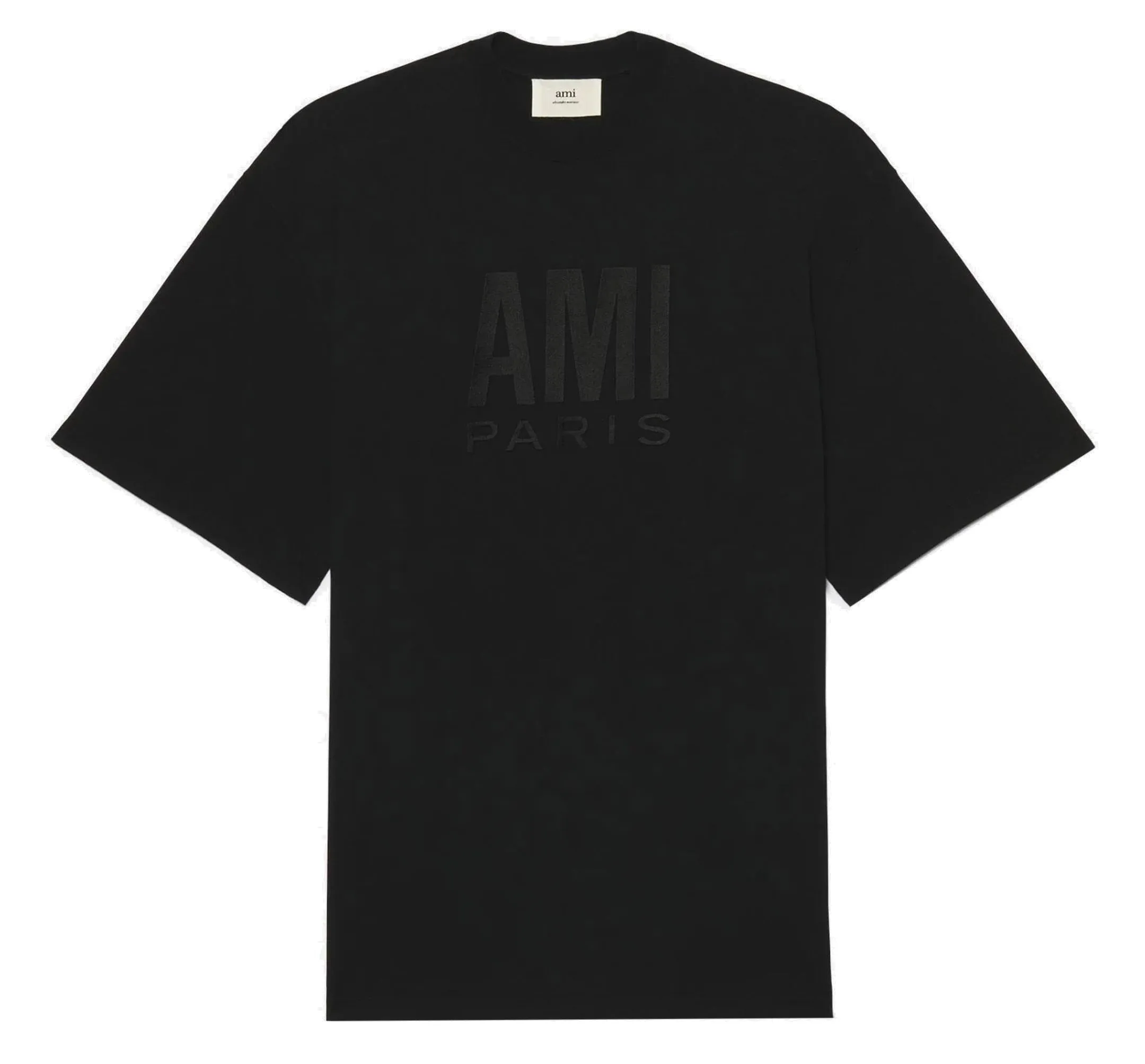 AMI Logo Printed Crewneck T-Shirt