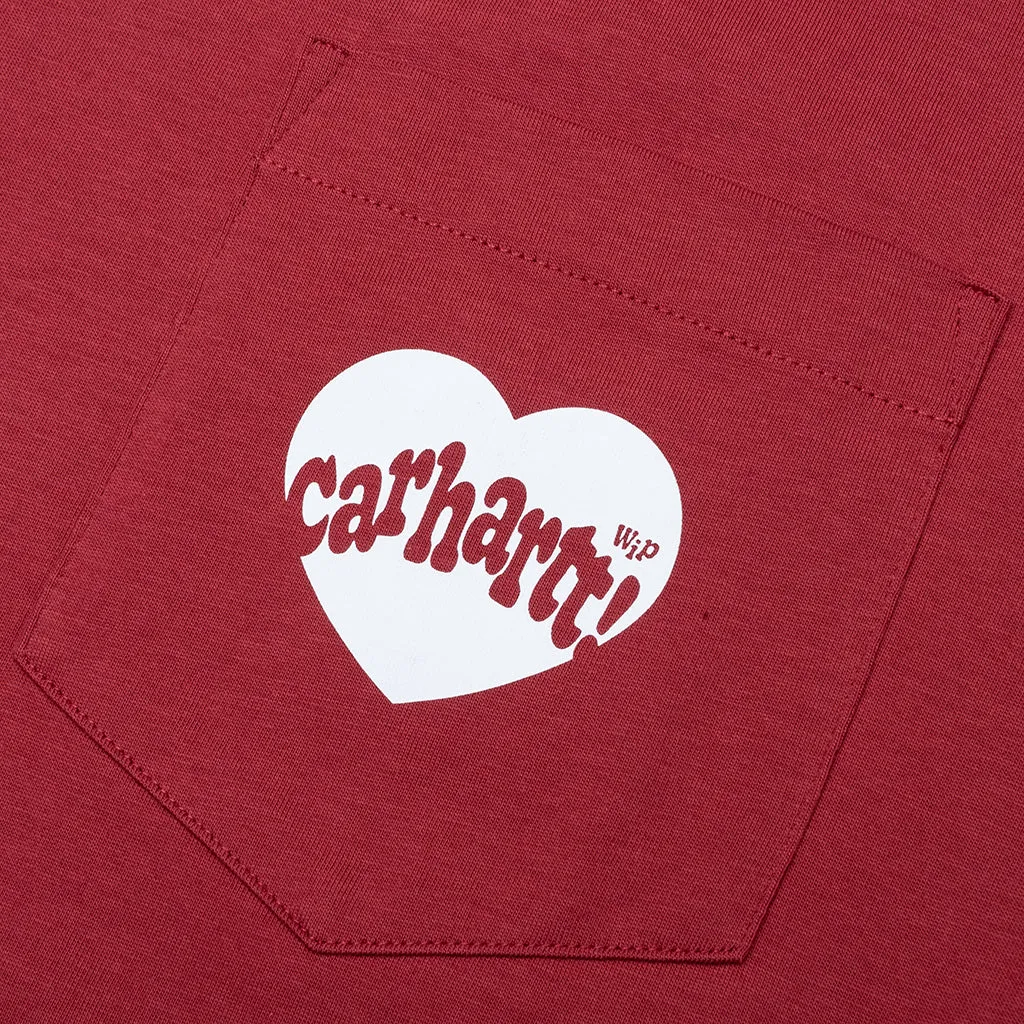 Amour Pocket S/S T-Shirt - Tuscany/White