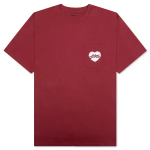Amour Pocket S/S T-Shirt - Tuscany/White