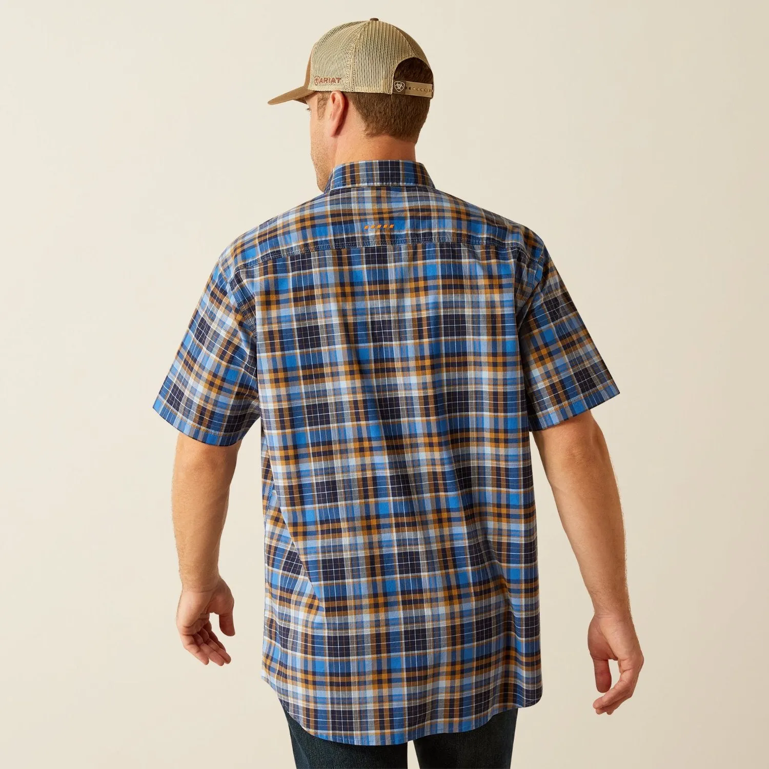 Ariat Men's Made Tough Durastretch Button-Down Short Sleeve Work Shirt