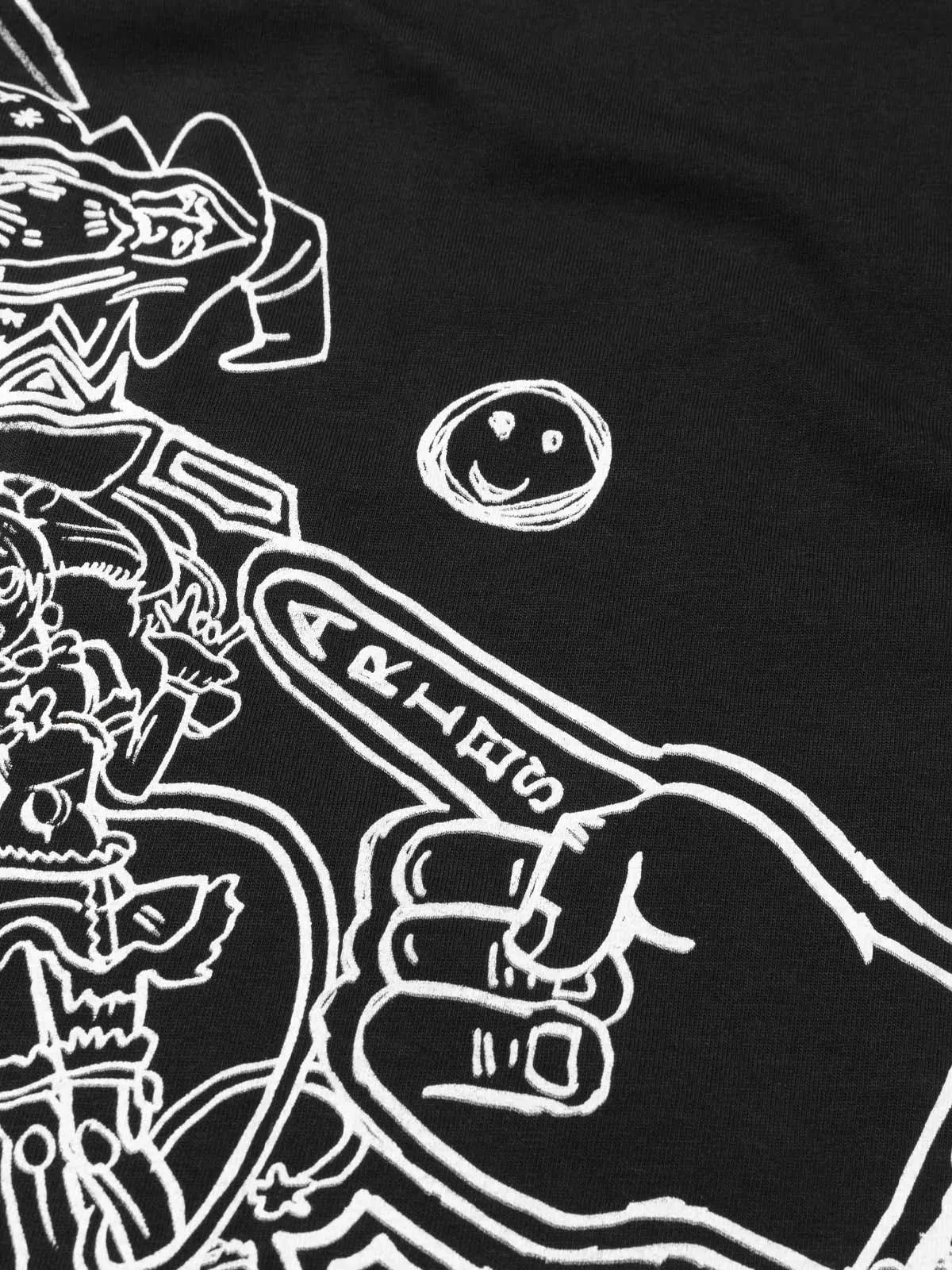Aries Logo Printed Crewneck T-Shirt