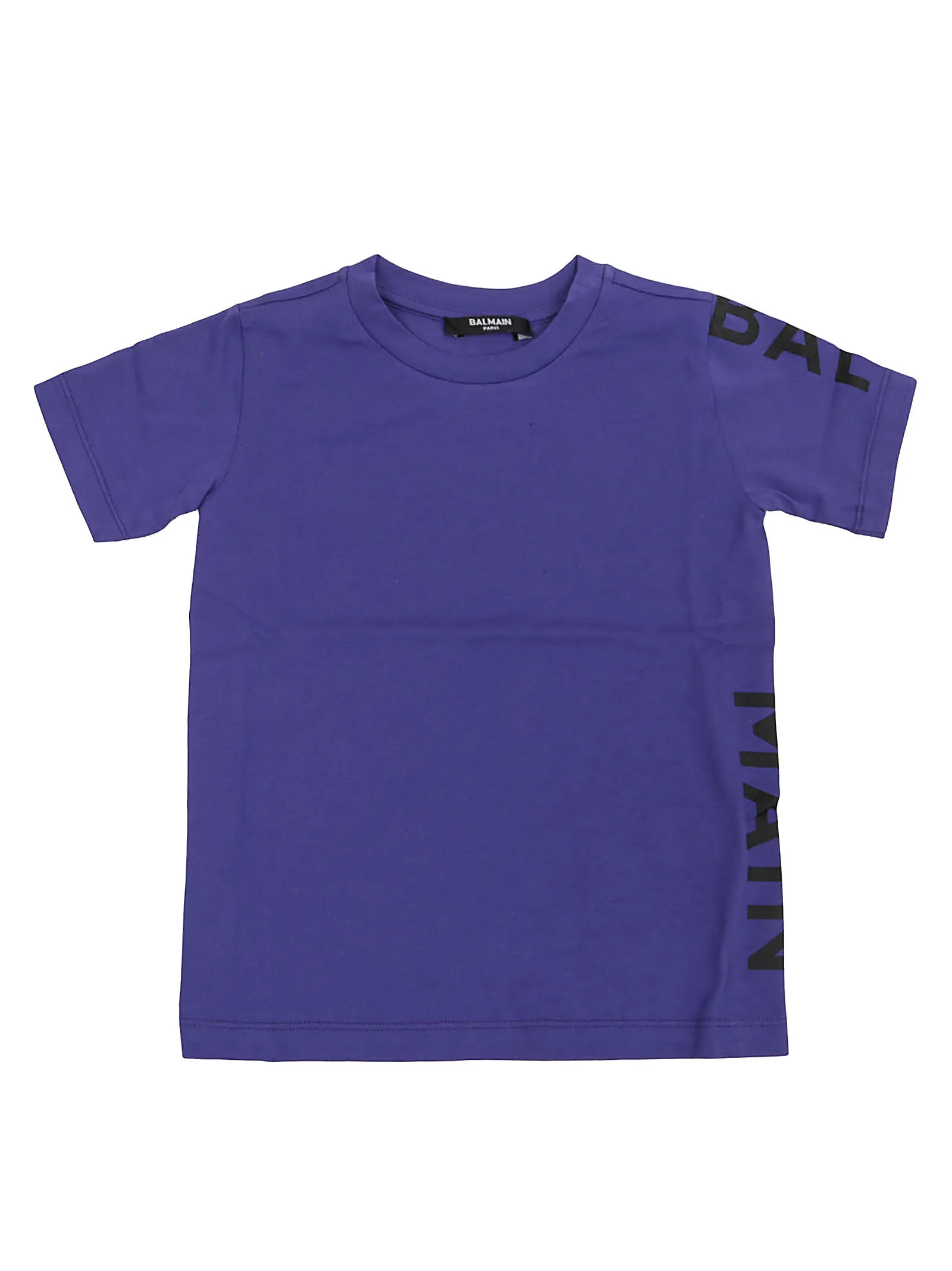 Balmain Kids Logo Printed Crewneck T-Shirt