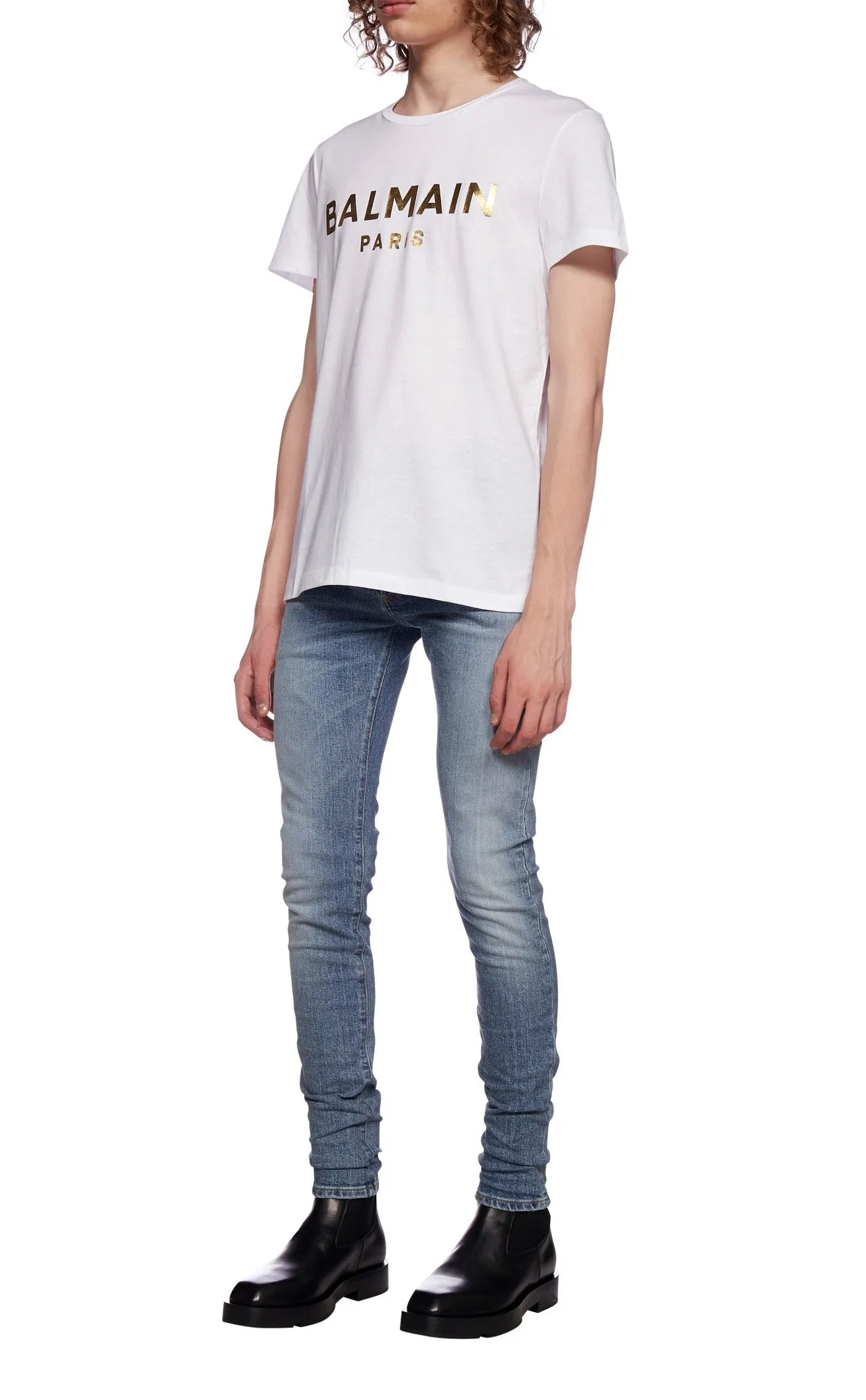 Balmain Logo Printed T-Shirt