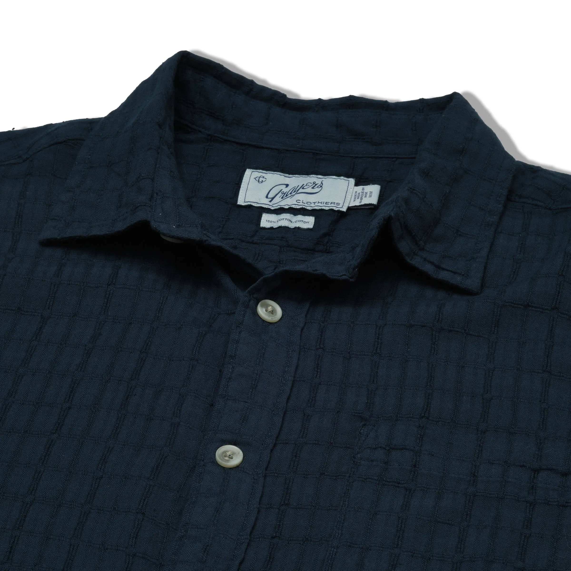 Bamboo Dobby Short Sleeve Shirt - Blue Wing Teal