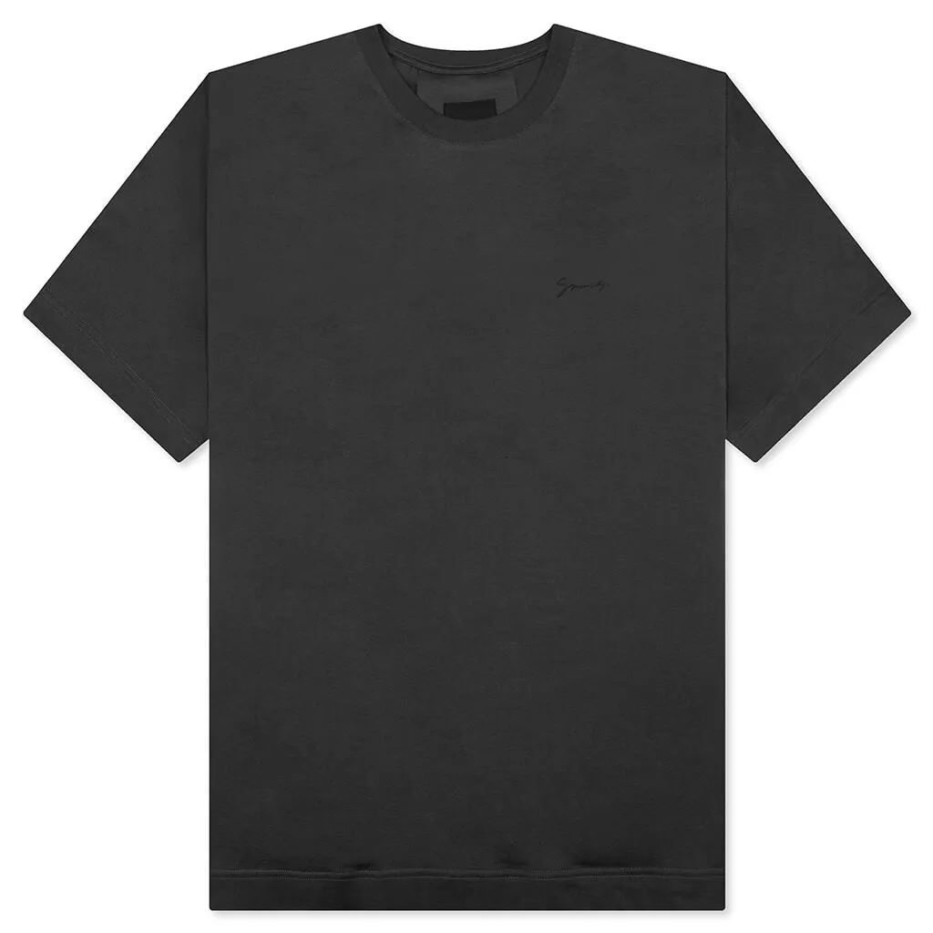 Baroque Print S/S T-Shirt - Charcoal