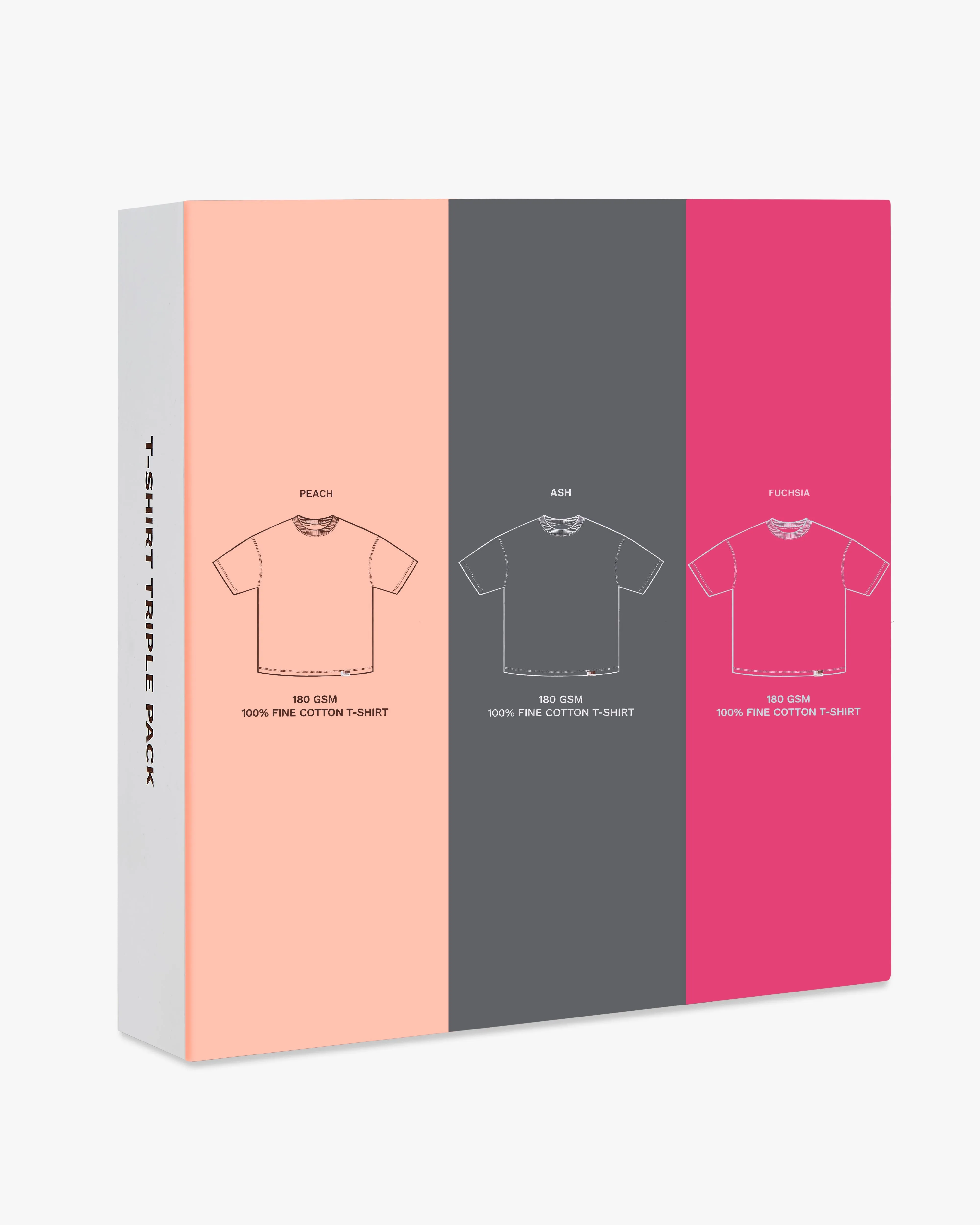 Basic Tee Pink 3Xpack