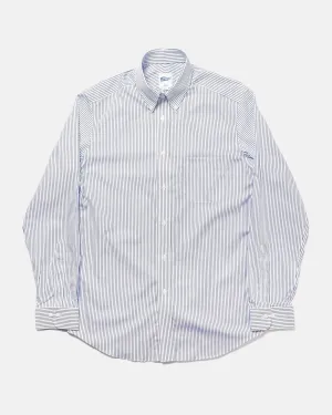 BLUE REGENT STRIPE BUTTON DOWN SHIRT - TRIM FIT
