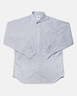 BLUE TATTERSALL DRESS SHIRT
