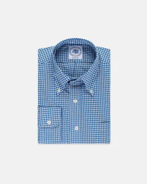 BLUE/BROWN CHECK SHIRT