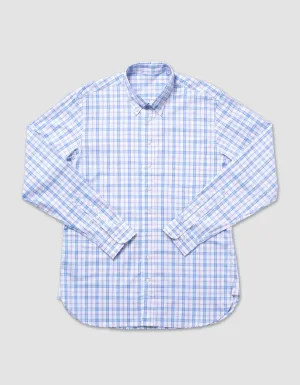 BLUE/PINK WINDOWPANE SHIR