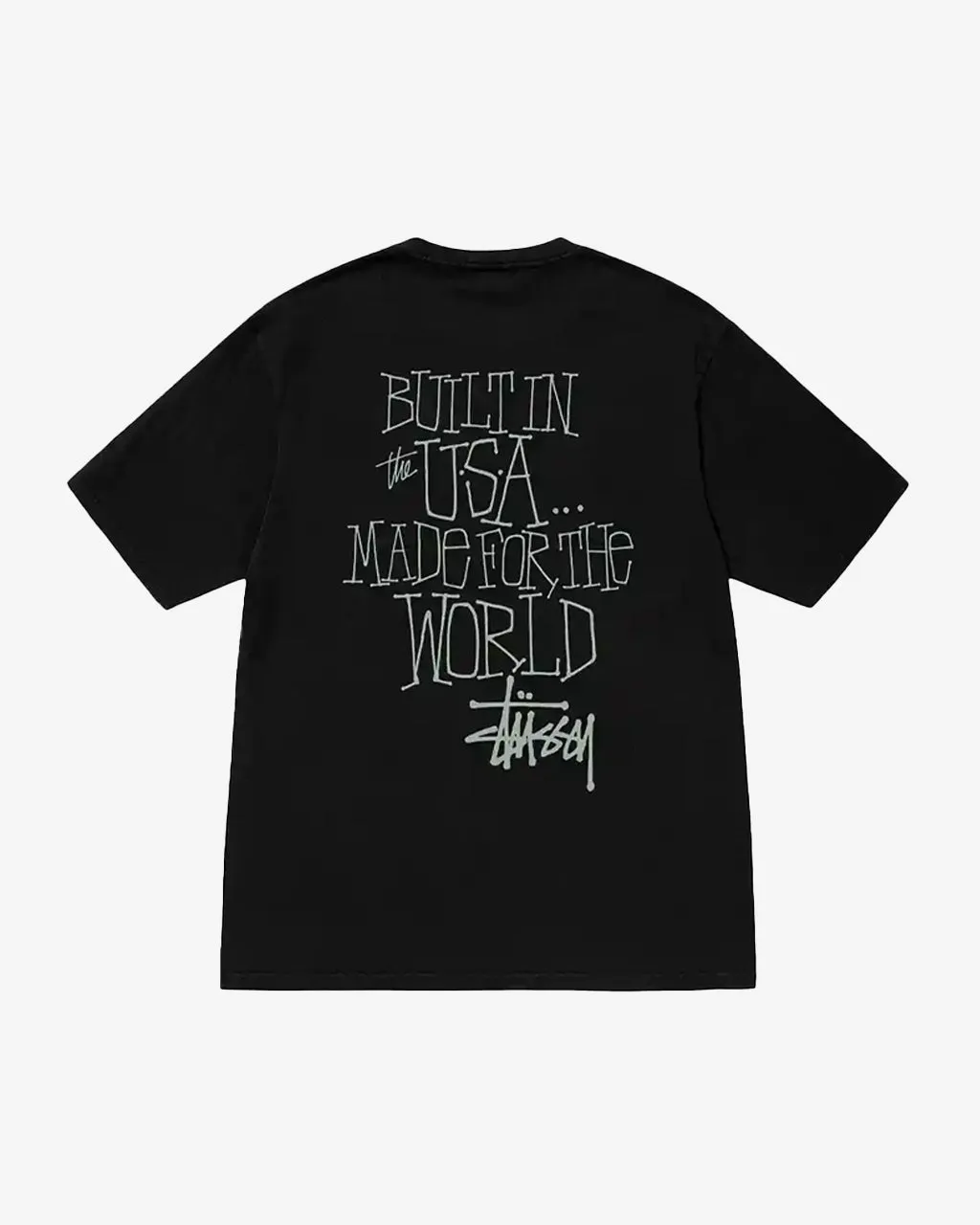 Built In USA Pigment Dyed Tee Black