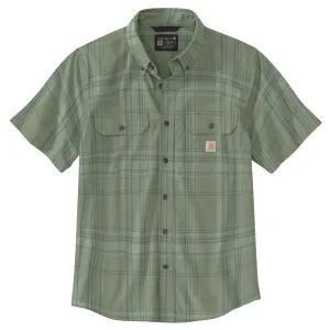 Carhartt Men's Loose Fit Midweight Button-Down Short Sleeve Work Shirt