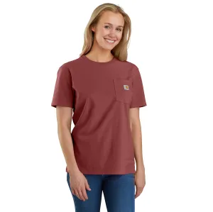 Carhartt Women's Short Sleeve Pocket T-Shirt_Barnwood