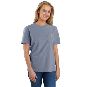 Carhartt Women's Short Sleeve Pocket T-Shirt_Wisteria Heather