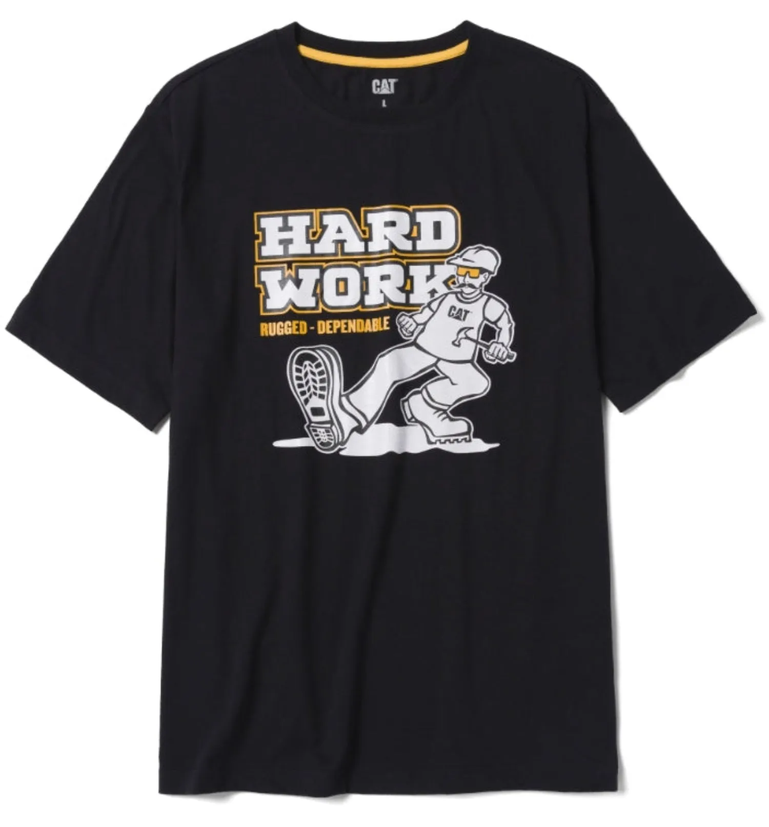 CAT Men's Graphic Short Sleeve T-Shirt