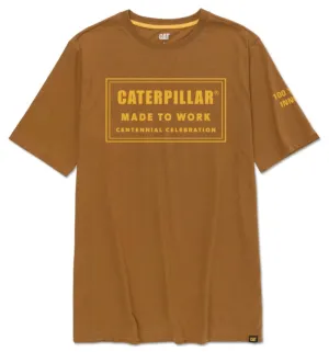 CAT Men's Made To Work Centennial Graphic Short Sleeve T-Shirt