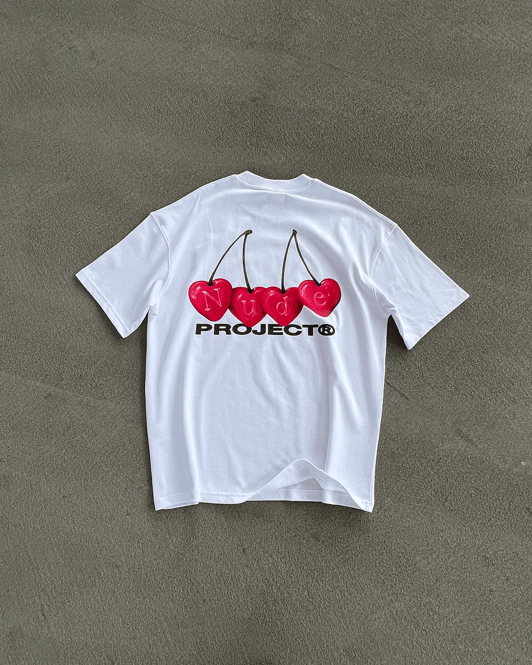 Cherry Tee White