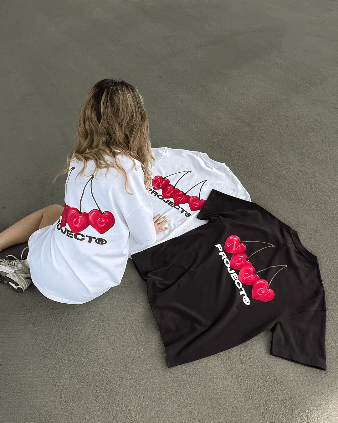 Cherry Tee White