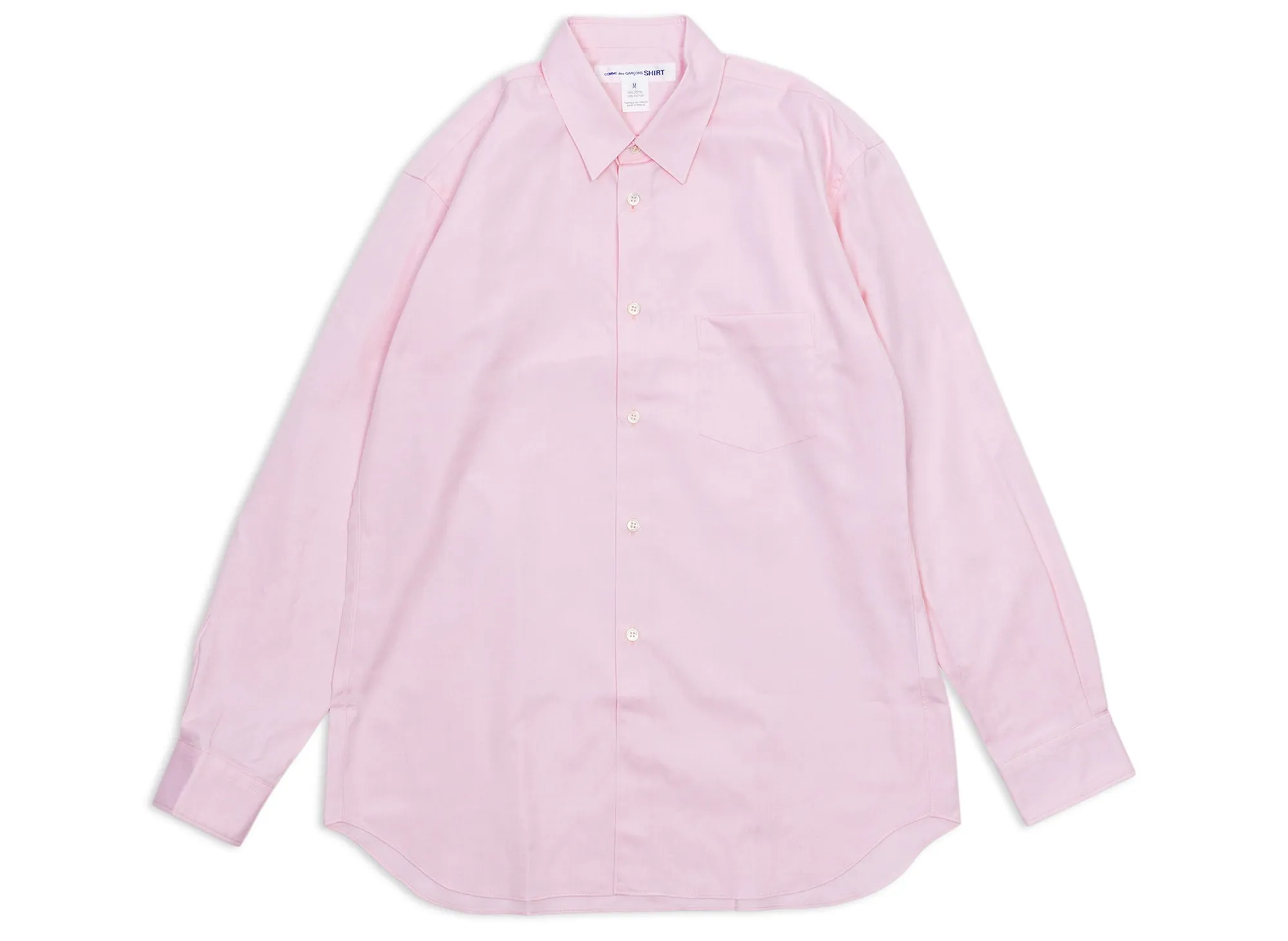 Comme des Garçons SHIRT L/S Button Up in Pink xld
