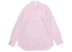 Comme des Garçons SHIRT L/S Button Up in Pink xld
