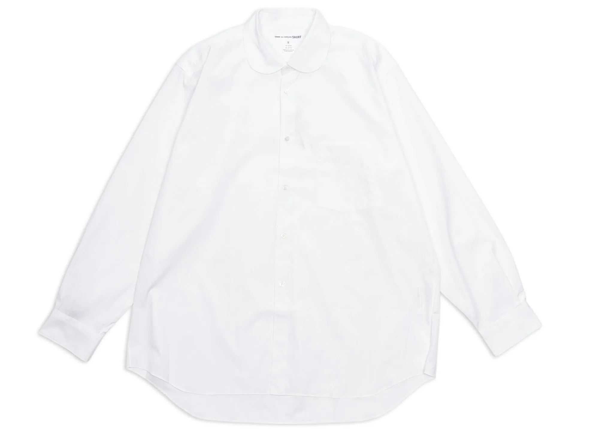 Comme des Garçons SHIRT L/S Button Up in White xld