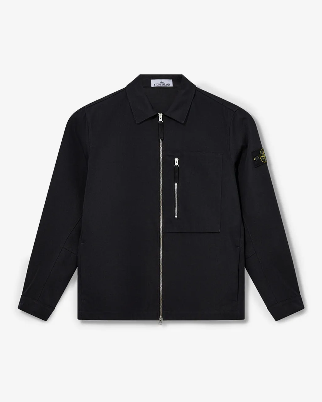 Cotton Nylon Drill Overshirt Navy Blue