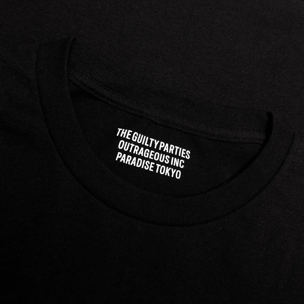 Crewneck T-Shirt Type 6 - Black