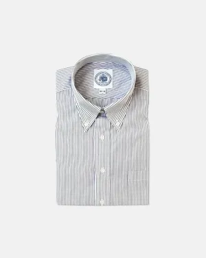 DARK BLUE PENCIL STRIPE DRESS SHIRT