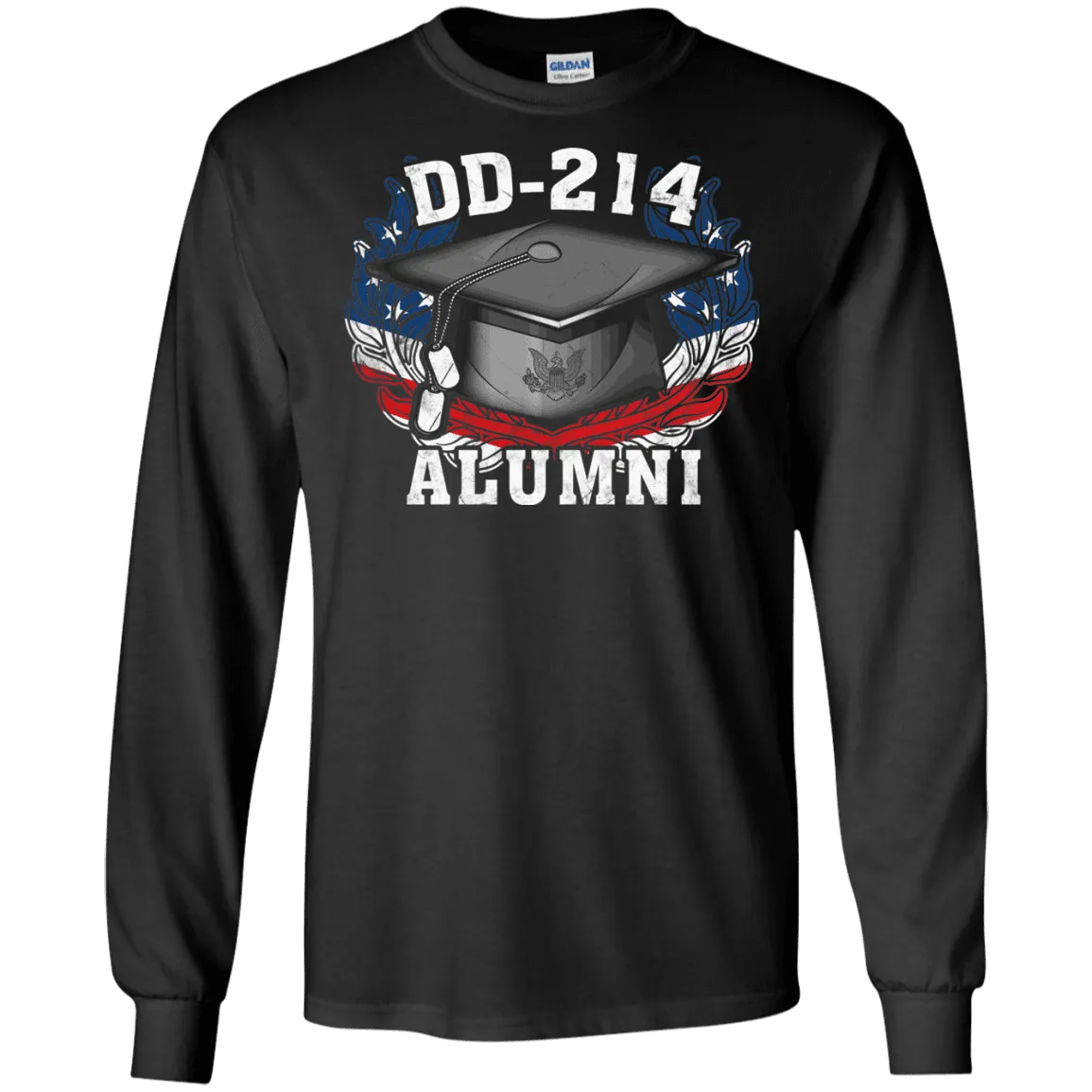 DD 214 Alumni Army Veteran Men Front T Shirts