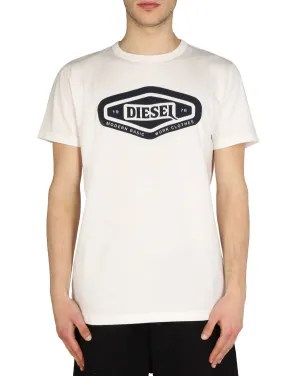 Diesel Logo Printed Crewneck T-Shirt