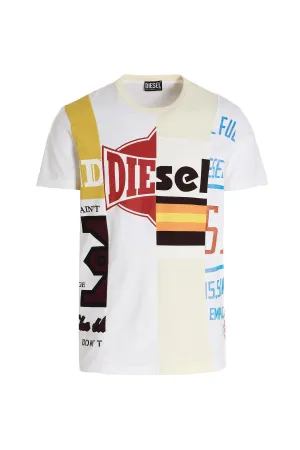 Diesel T-Diege Printed Crewneck T-Shirt