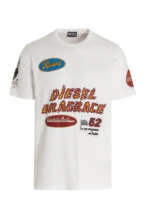 Diesel T-Just Logo Printed Crewneck T-Shirt