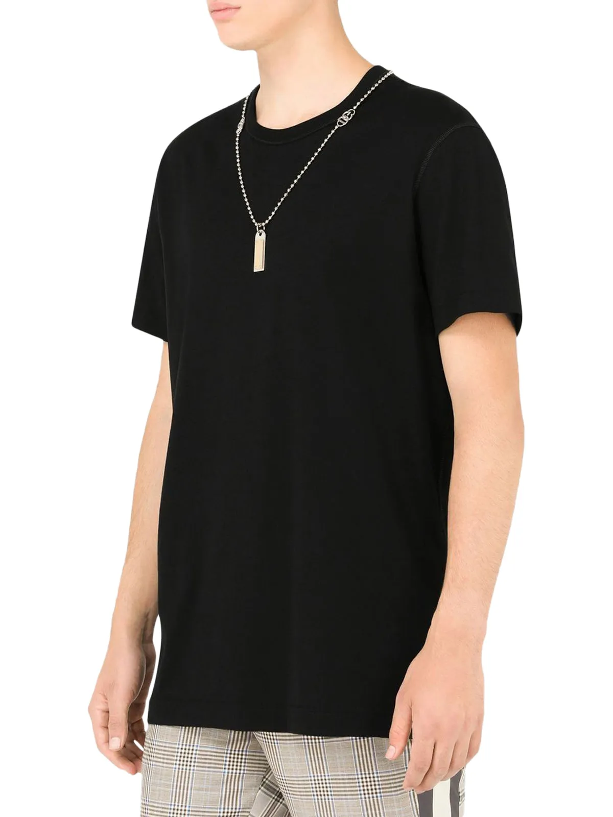 Dolce & Gabbana Necklace Printed T-Shirt