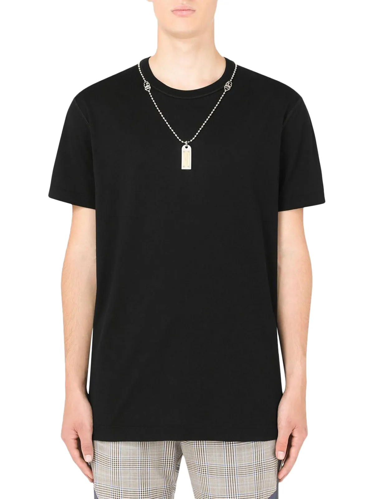 Dolce & Gabbana Necklace Printed T-Shirt