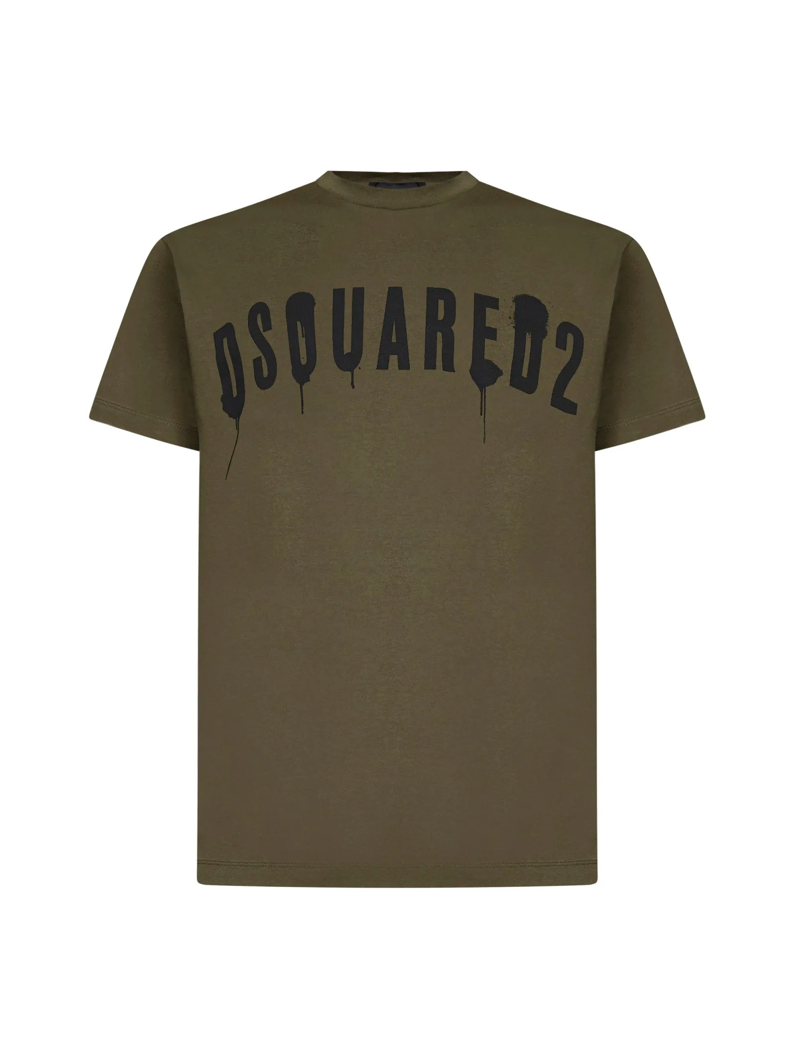 Dsquared2 Graffiti Printed Crewneck T-Shirt