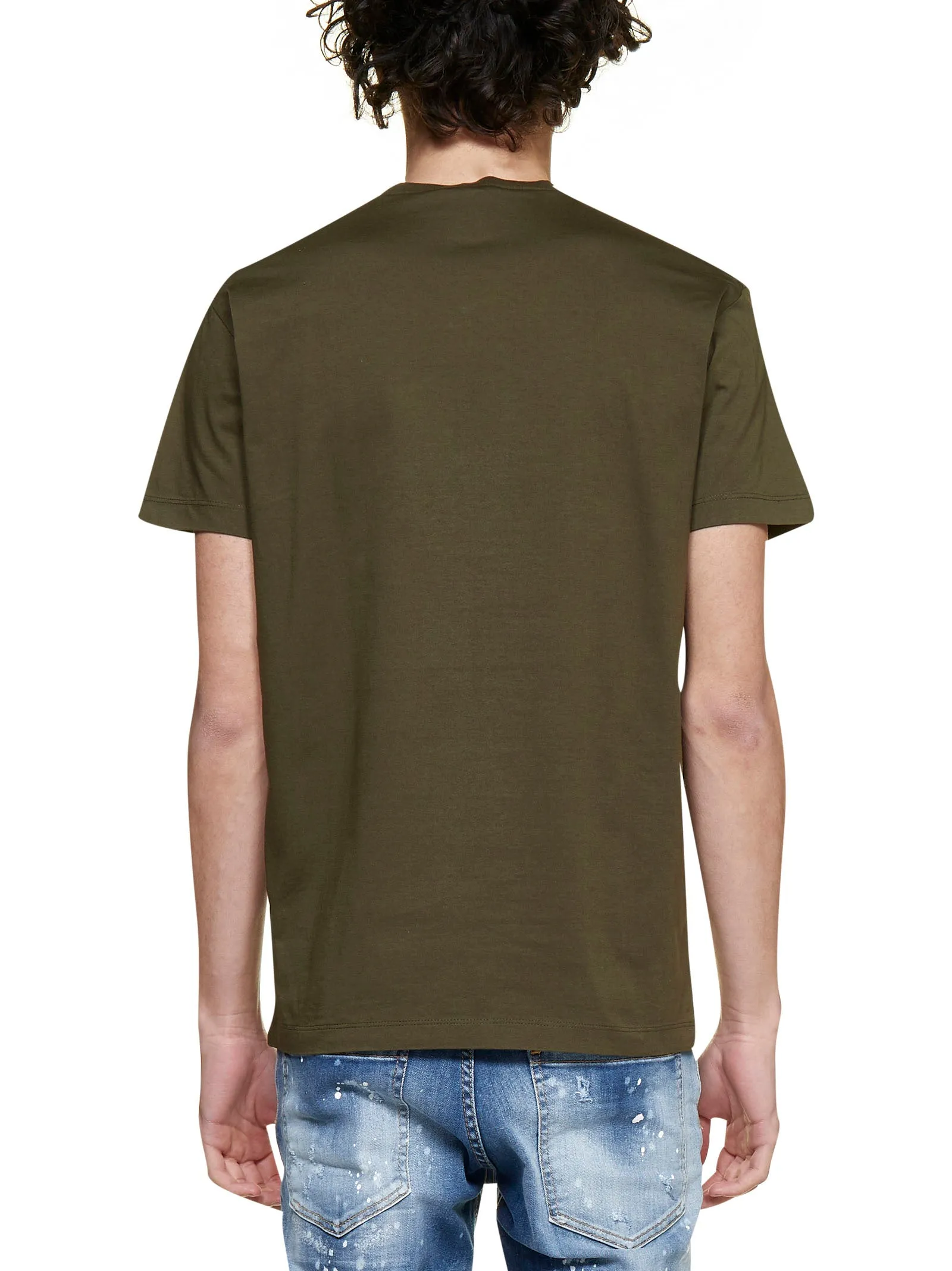 Dsquared2 Graffiti Printed Crewneck T-Shirt